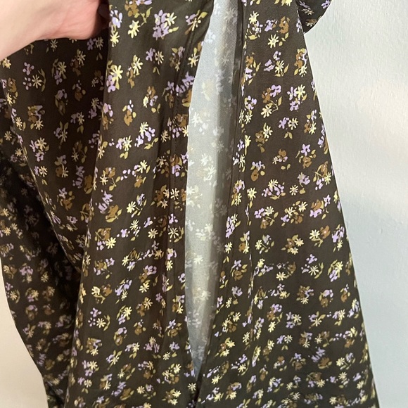 Madewell wide v-neck midi dress size 4 - Picture 6 of 15